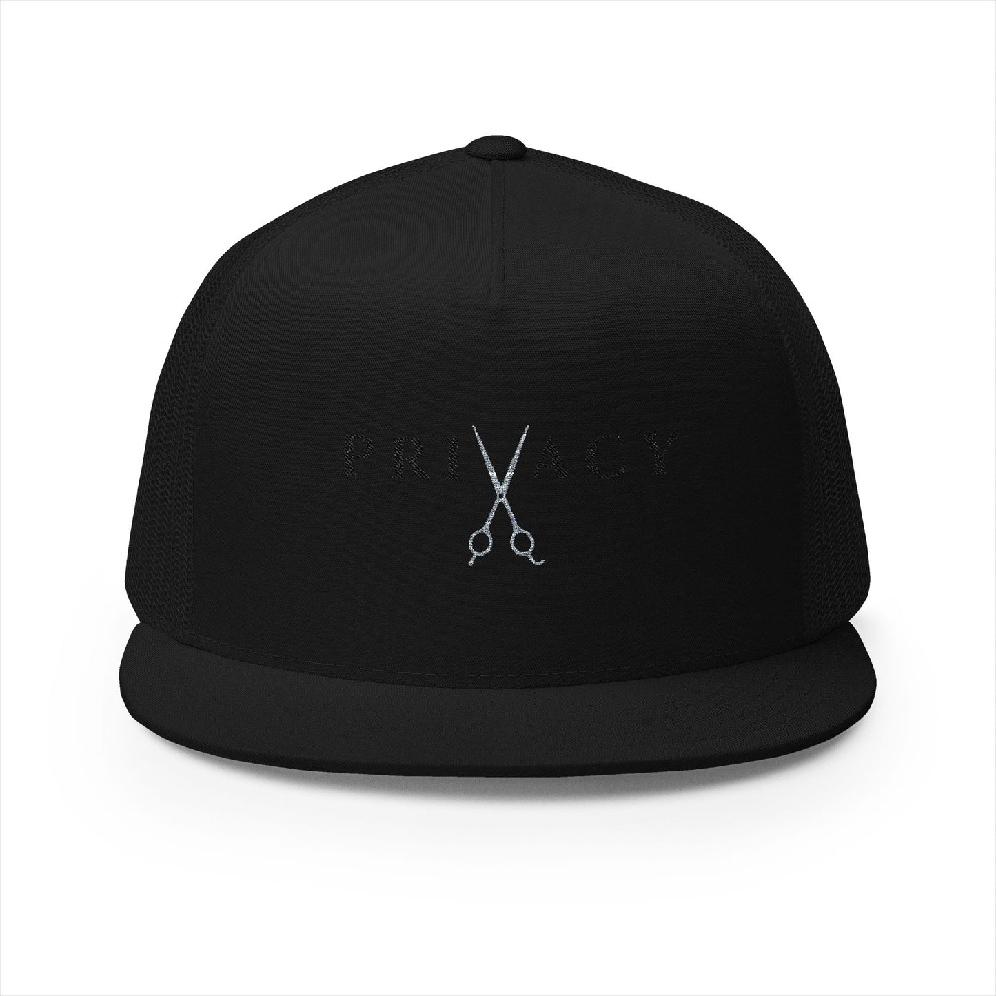 Privacy - Snapback Flat Bill Trucker Cap