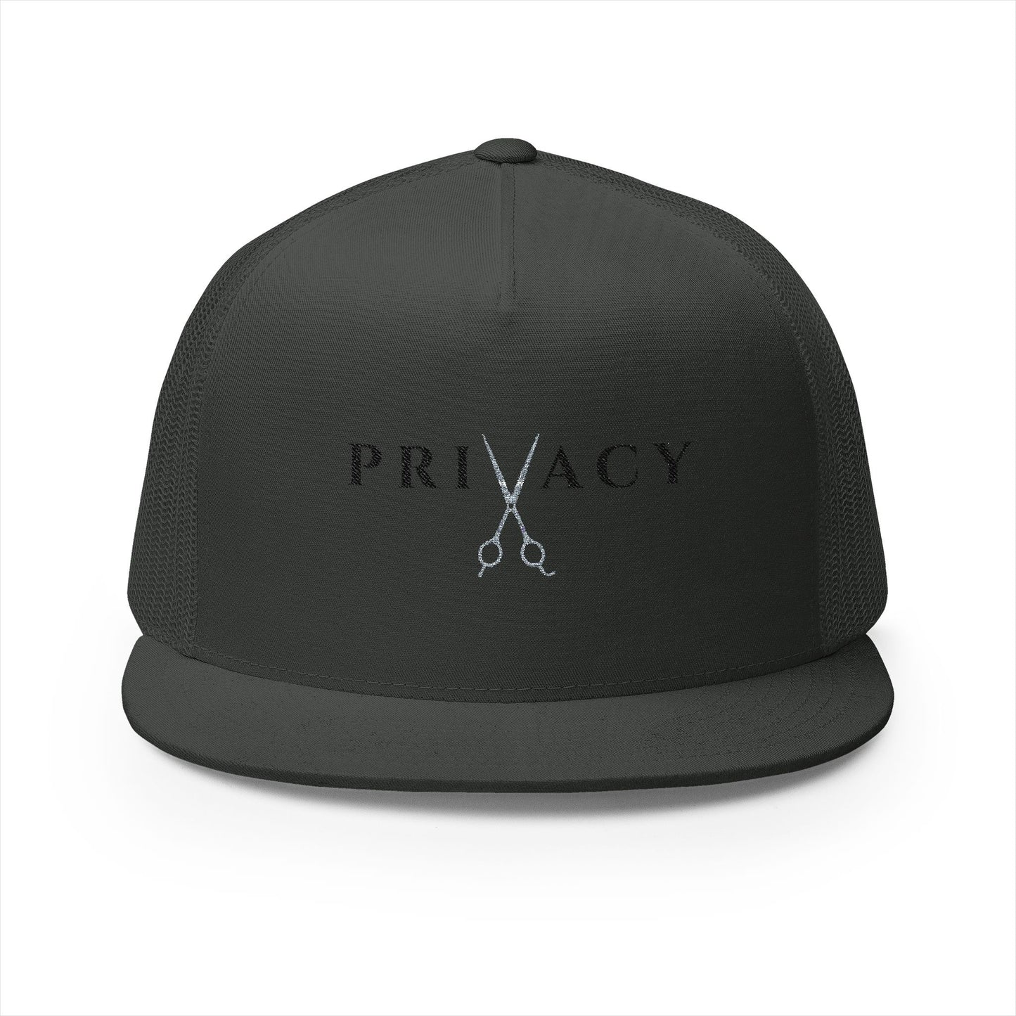 Privacy - Snapback Flat Bill Trucker Cap