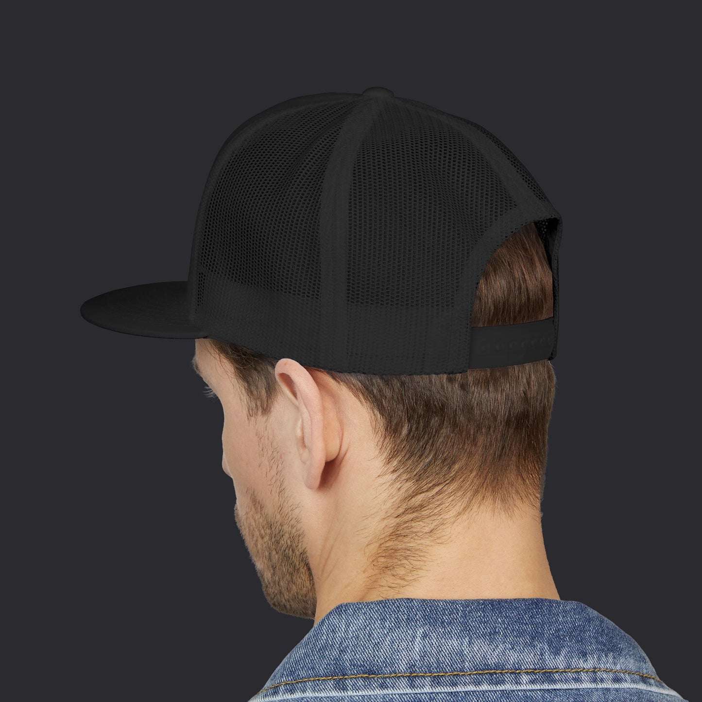 Privacy -  Snapback Flat Bill Trucker Cap